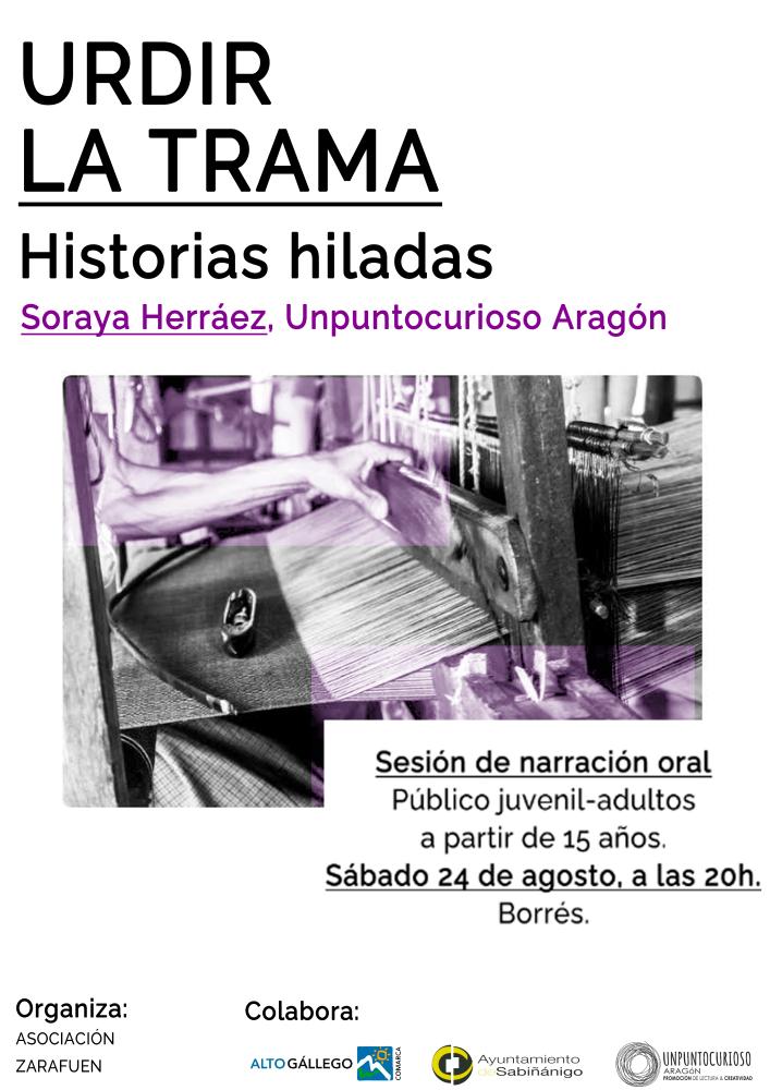 Imagen Urdir la trama - Historias hiladas con Soraya Herráez