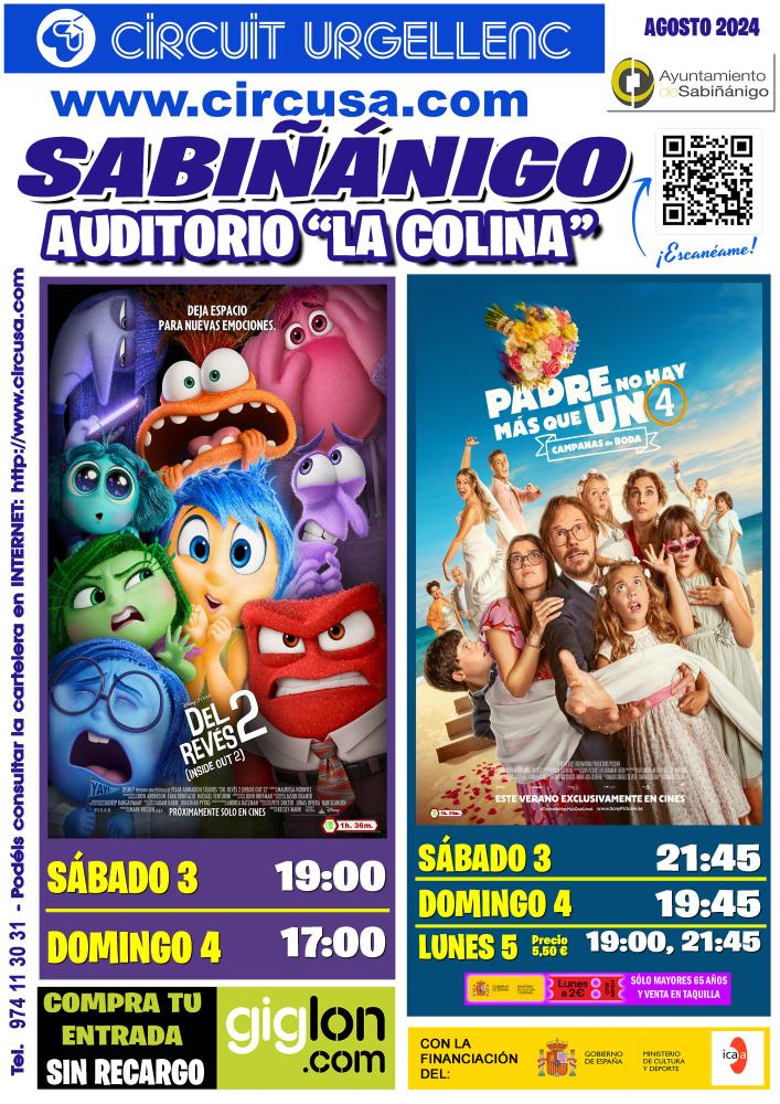 Imagen Cine: Del Revés 2 y Padre no hay mas que uno 4