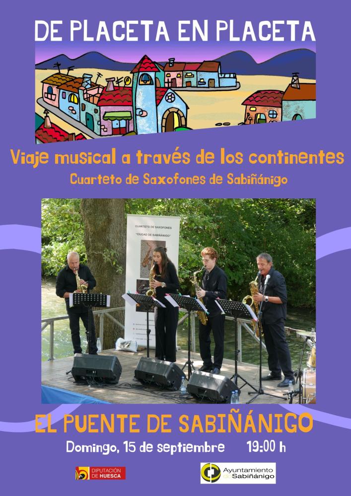 Imagen Concierto: Viaje musical a través de los continentes, Cuarteto saxofones
