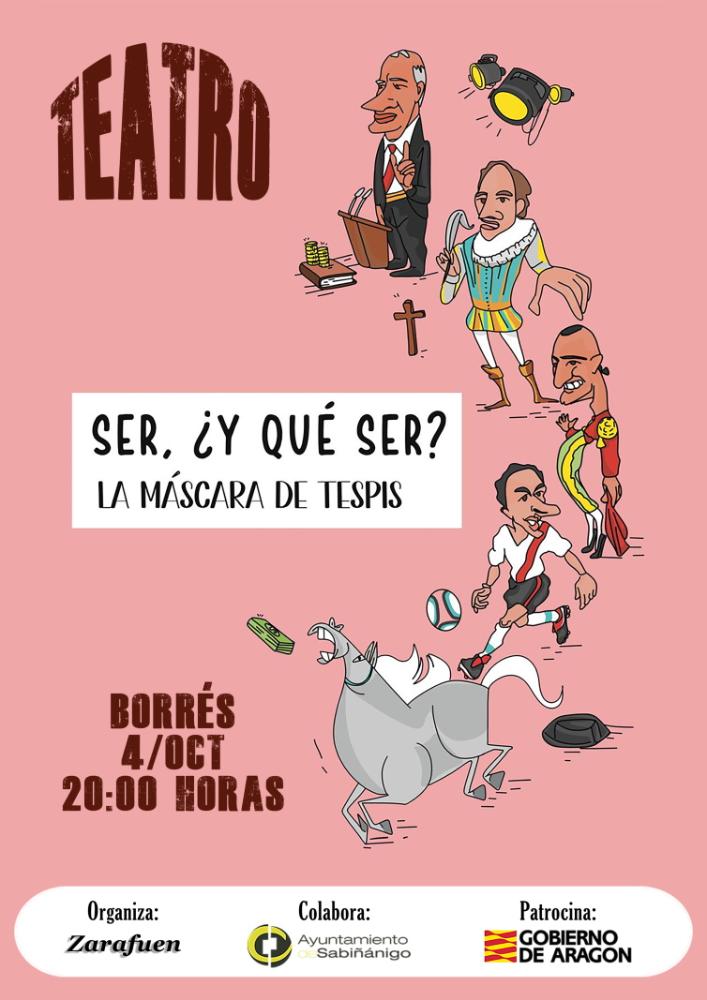 Imagen Teatro: Ser, ¿ Y Qué Ser? La Máscara de Tespis