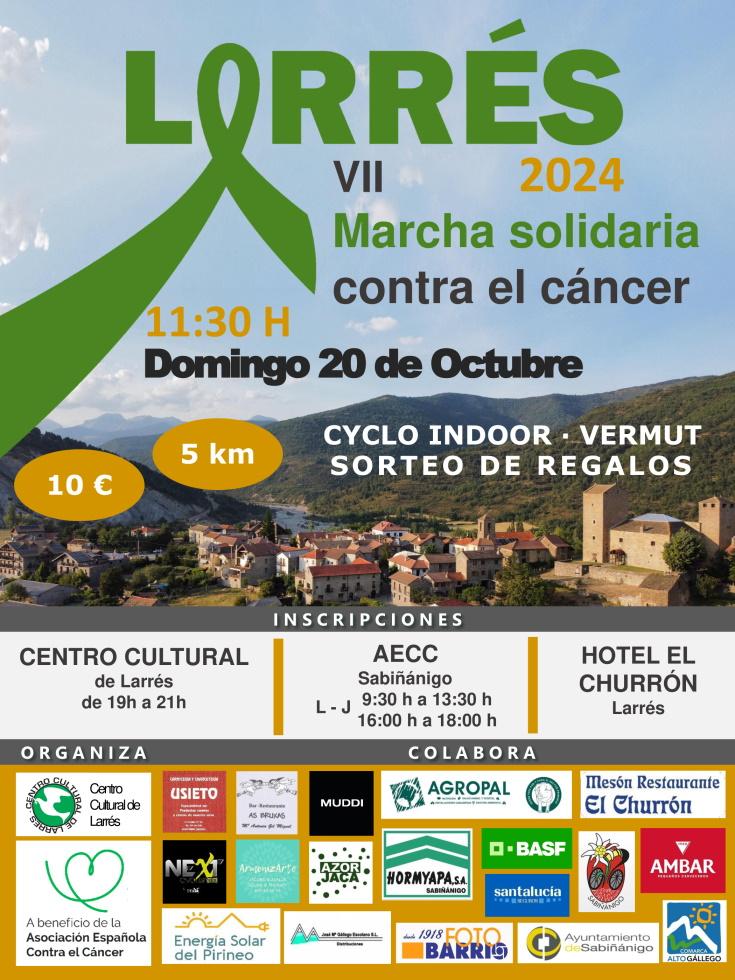 Imagen Larrés: VII Marcha solidaria contra el cáncer