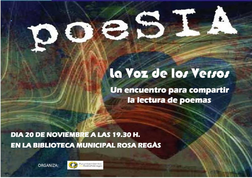 Imagen Lectura de poemas: La Voz de los Versos