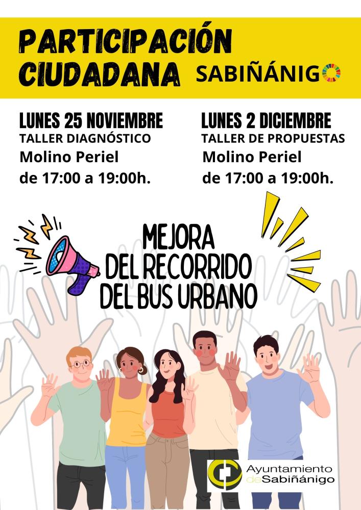 Imagen Nuevo proceso participativo para mejorar el recorrido del autobús urbano de Sabiñánigo
