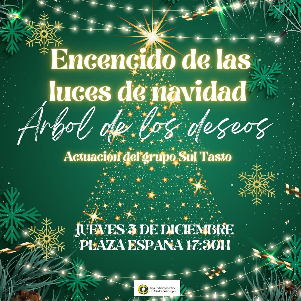 Imagen Encendido luces de Navidad