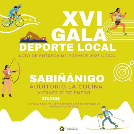 Imagen XVI Gala de Deporte Local. Acto de entrega de premios