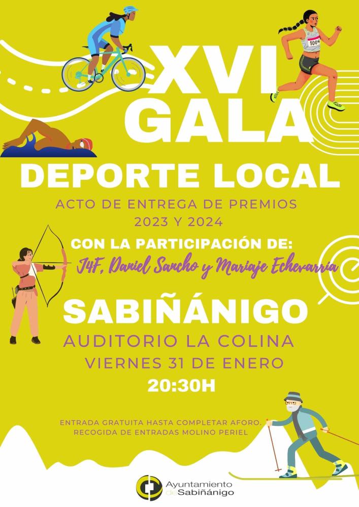 Imagen XVI Gala de Deporte Local. Acto de Entrega de Premios 2023 y 2024