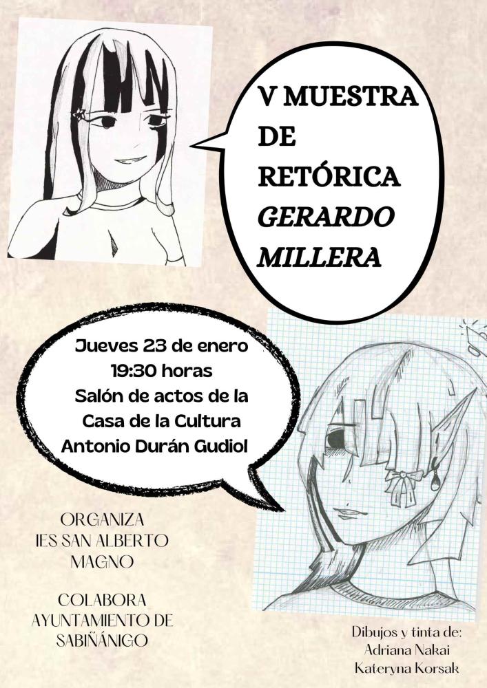 Imagen V Muestra de Retórica Gerardo Millera