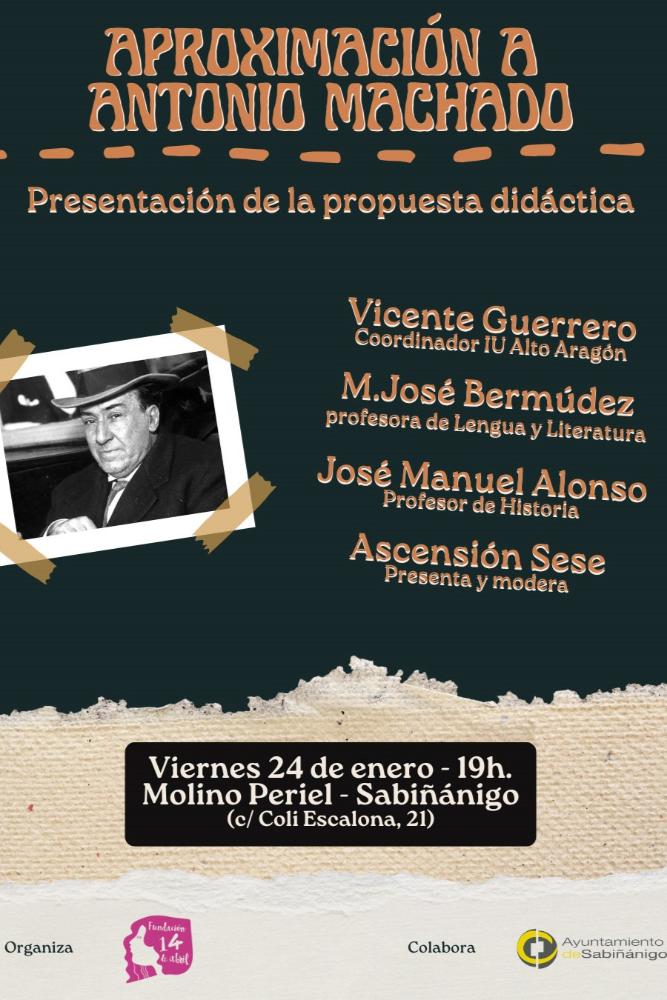 Imagen Aproximación a Antonio Machado. Presentación de la propuesta didáctica.
