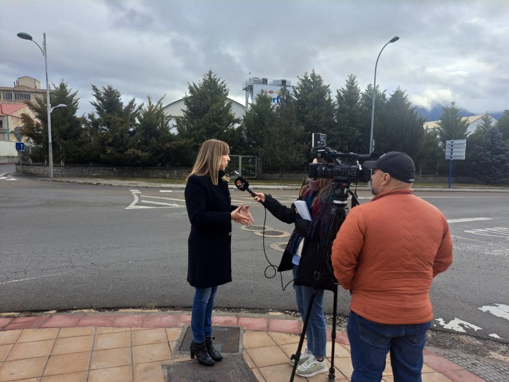 Imagen Los informativos de Aragón TV acuden a grabar a Sabiñánigo