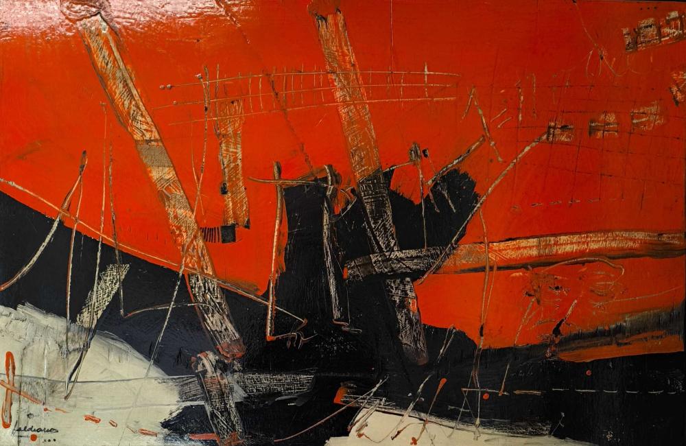 Imagen Exposición Furia con obras de Andrés Galdeano