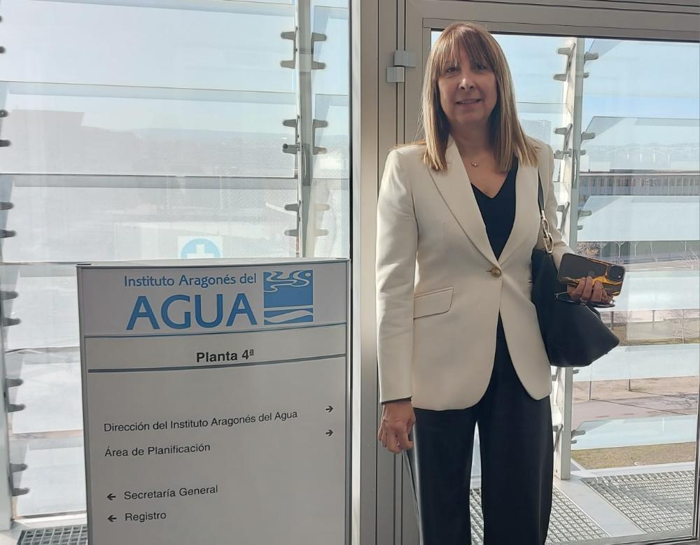 Imagen La Alcaldesa se reúne con el Director del Instituto Aragonés del Agua