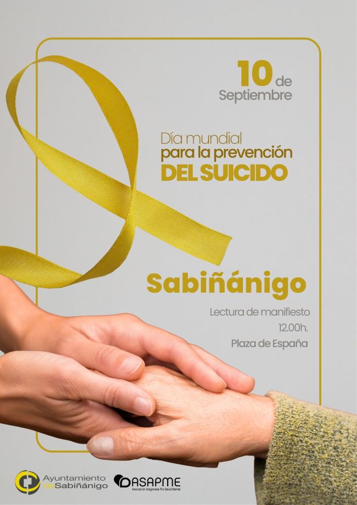 Imagen Sabiñánigo con el Día Mundial de la Prevención del Suicidio