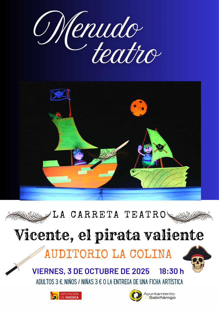 Imagen Menudo teatro: Vicente, el pirata Valiente