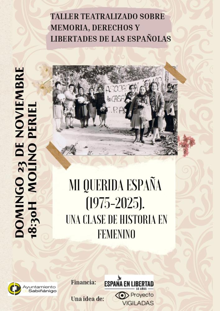 Imagen Taller teatralizado: 'Mi querida España'