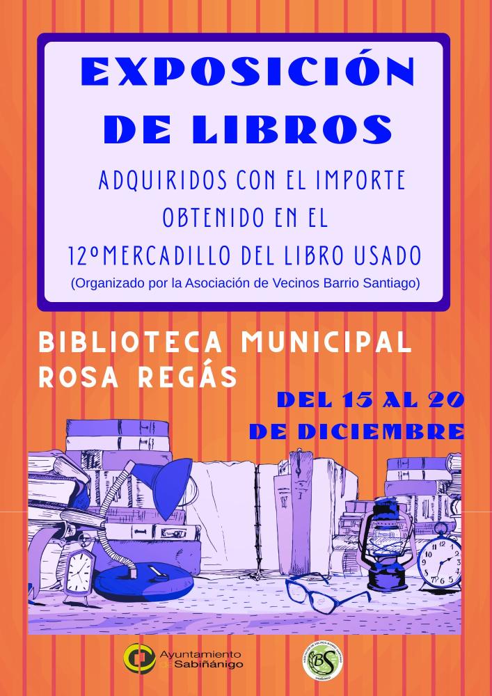 Imagen Exposición de libros en la biblioteca municipal