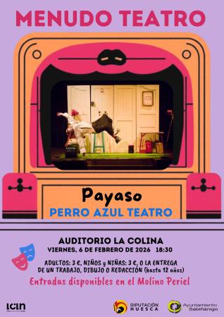 Imagen Menudo teatro: 'Payaso', de Perro Azul Teatro