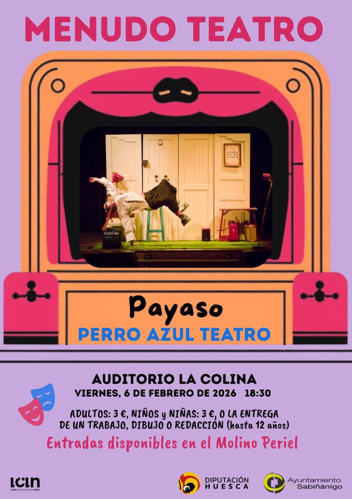 Imagen Menudo teatro: 'Payaso', de Perro Azul Teatro