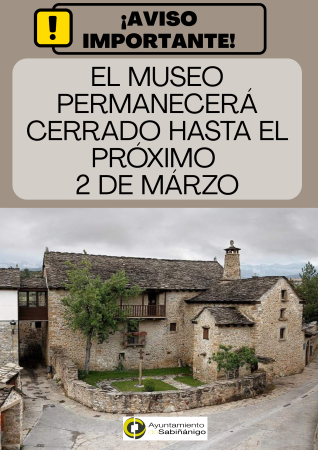 Imagen Cierre temporal del Museo Ángel Orensanz y Artes de Serrablo
