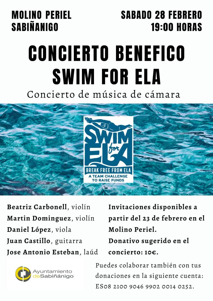 Imagen Concierto benéfico Swim for ELA