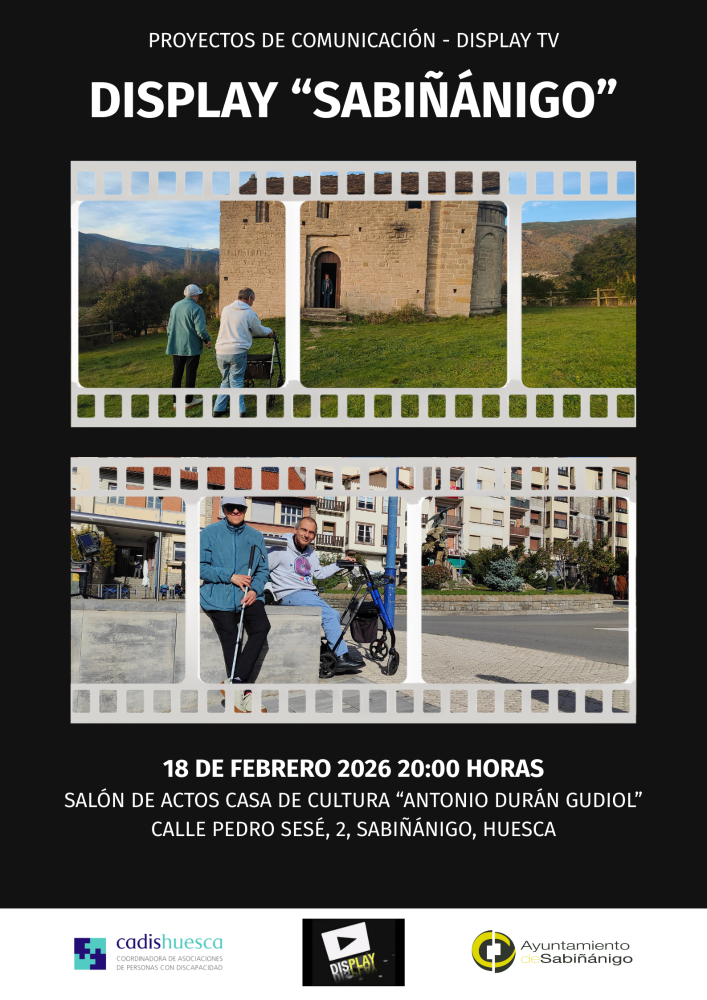 Imagen Sabiñánigo será escenario del estreno del nuevo programa de Display de CADIS Huesca