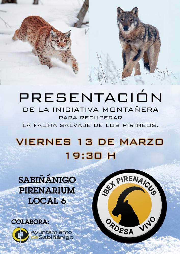 Imagen Presentación Proyecto de recuperación de la fauna salvaje de los Pirineos