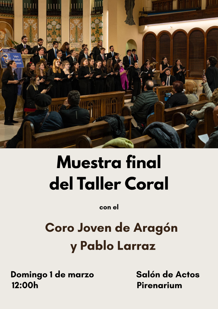 Imagen Muestra Final del Taller Coral