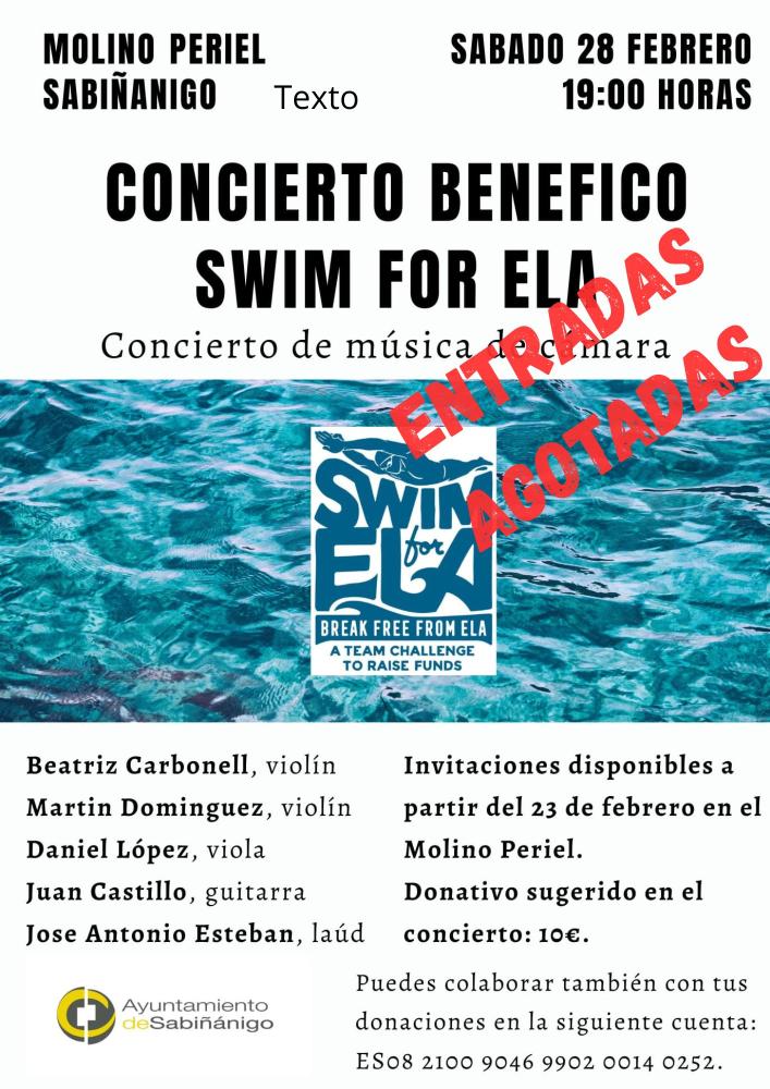 Imagen Concierto benéfico Swim for ELA