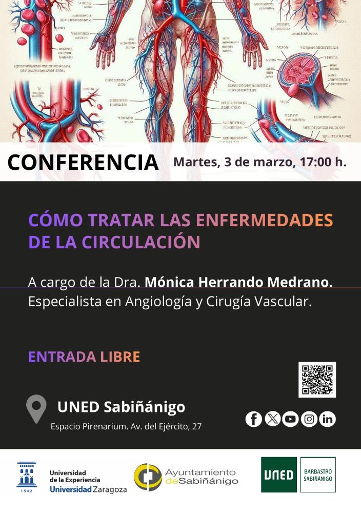 Imagen Conferencia 'Como tratar las enfermedades de la circulación'
