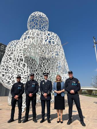 Imagen Tres nuevos agentes se incorporan al Cuerpo de Policía Local de Sabiñánigo
