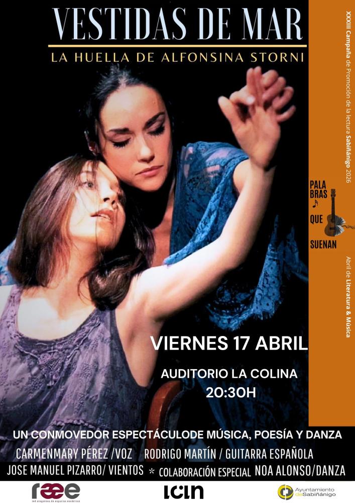 Imagen Música, poesia y danza: Vestidas de Mar. Cia La pequeña Buda.