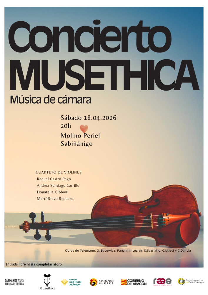 Imagen Concierto MUSETHICA (Música de cámara)