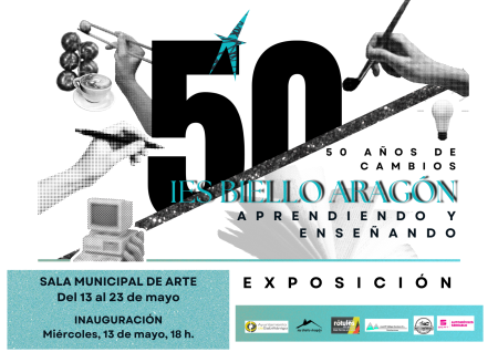 Imagen Exposición IES BIELLO ARAGÓN. 50 ños de cambis. Aprendiendo y enseñando
