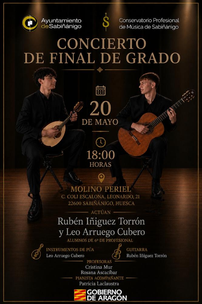 Imagen Concierto de final de Grado de instrumentos de púa y guitarra
