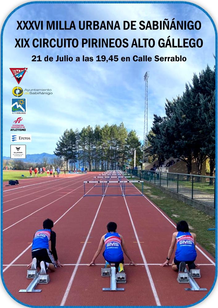 Imagen Milla Urbana de Sabiñánigo y Circuito Pirineos Alto Gállego