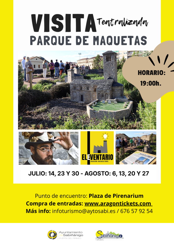Imagen Visita teatralizada al parque de maquetas de Pirenarium