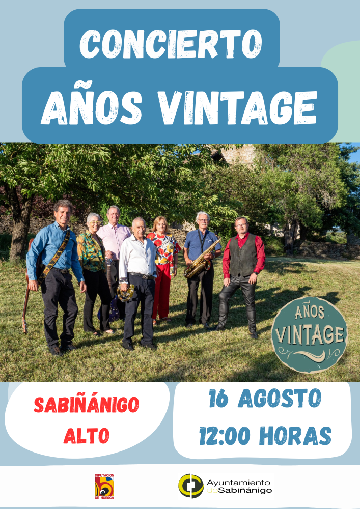 Imagen Concierto de la agrupación Años Vintage
