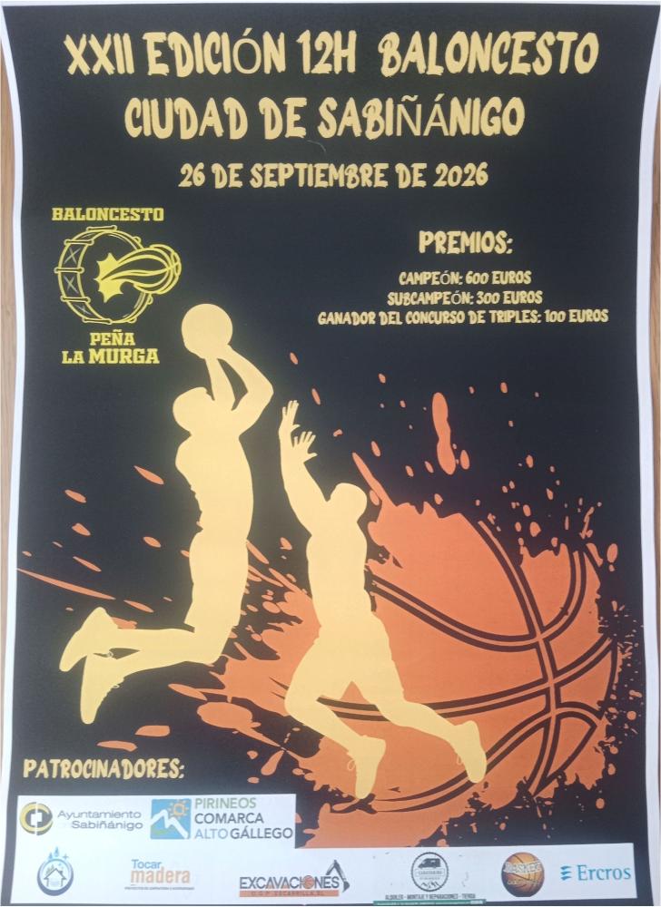 Imagen XXII Edición 12H Baloncesto Ciudad de Sabiñánigo