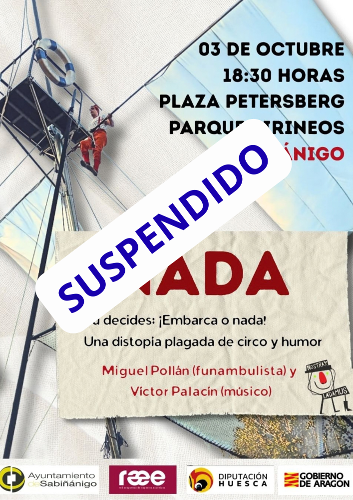Imagen SUSPENDIDO Espectáculo: Nada! de Nostraxladamus