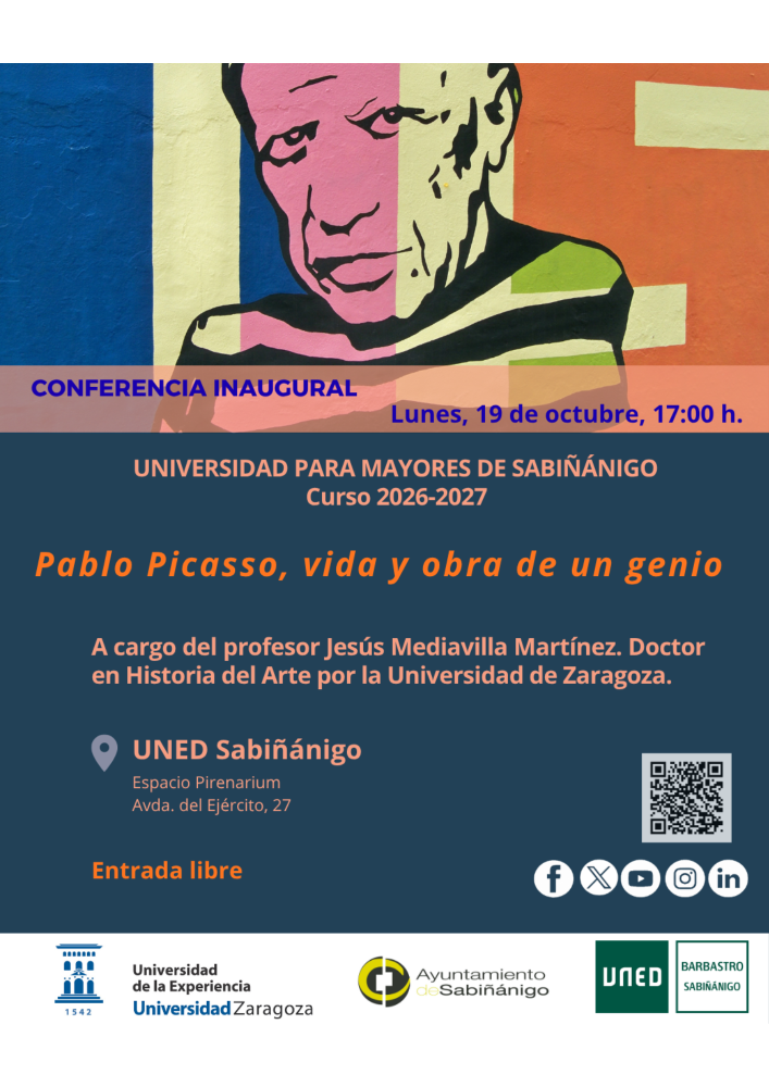 Imagen Conferencia UEZ: Pablo Picasso, vida y obra de un genio.