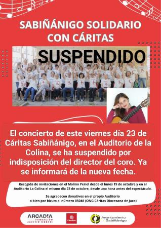 Imagen Concierto Sabiñánigo solidario con Cáritas