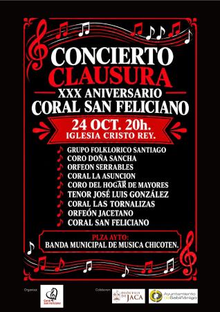 Image 24 Cartel de Clausura Concierto XXX Aniversario de la Coral