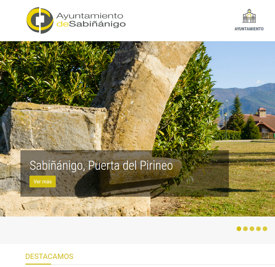Imagen Sabiñánigo apuesta por una comunicación más digital con los ciudadanos y visitantes