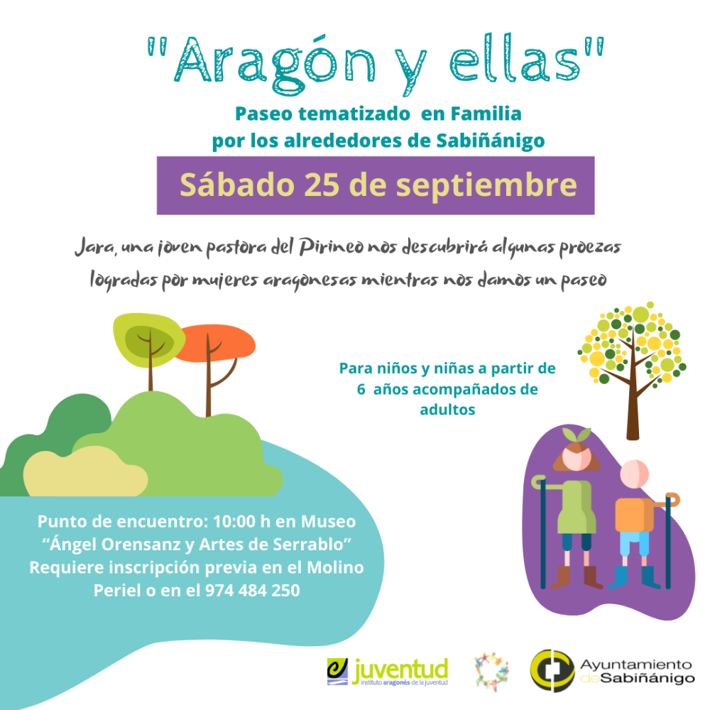 Imagen Aragón y ellas, un paseo tematizado en Familia