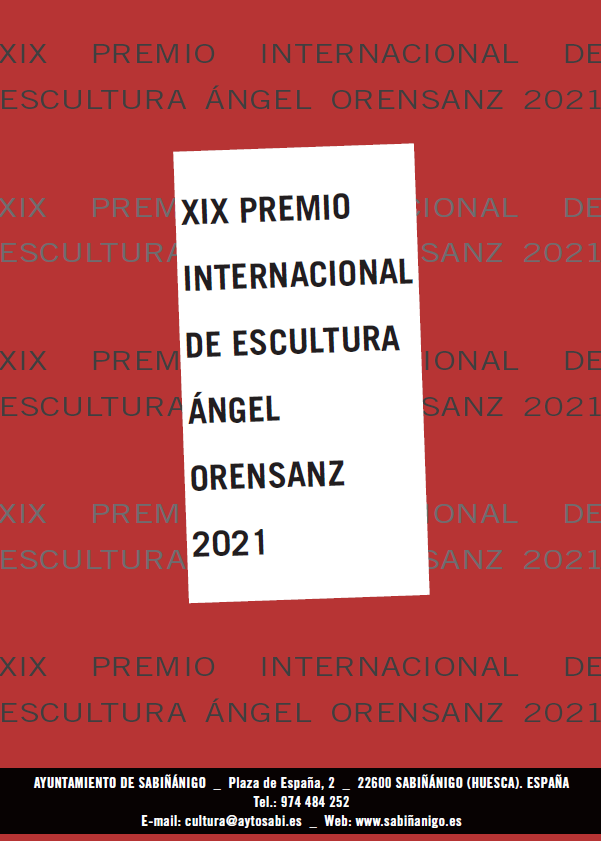 Imagen: Cartel XIX Premio Internacional de Escultura Ángel Orensanz