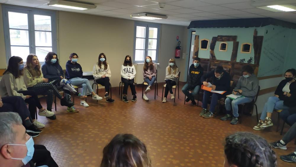Imagen Encuentro transfronterizo del Consejo de Adolescentes de Sabiñánigo y Oloron-Ste Marie