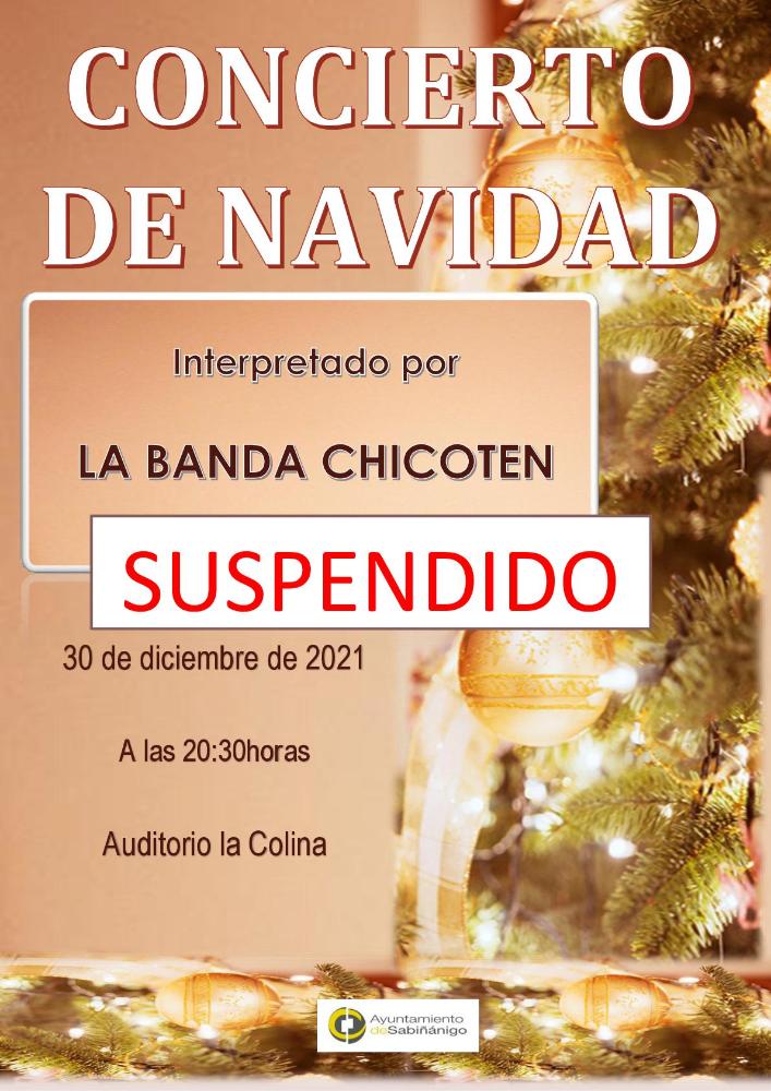 Imagen SUSPENDIDO Concierto de Navidad de la Banda Chicotén