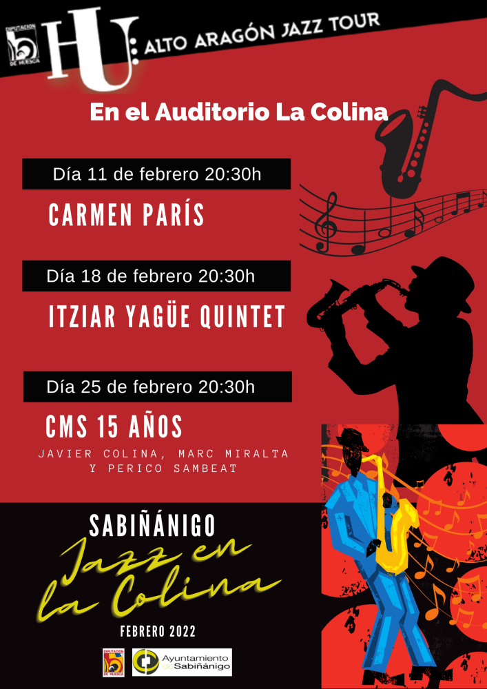 Imagen El ciclo Jazz en la Colina vuelve en febrero a la programación cultural de Sabiñánigo