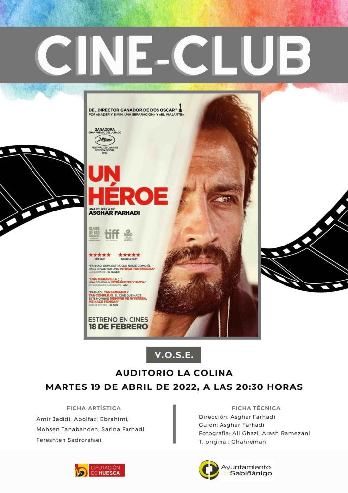 Imagen Cineclub con la película `Un héroe´ en VOSE