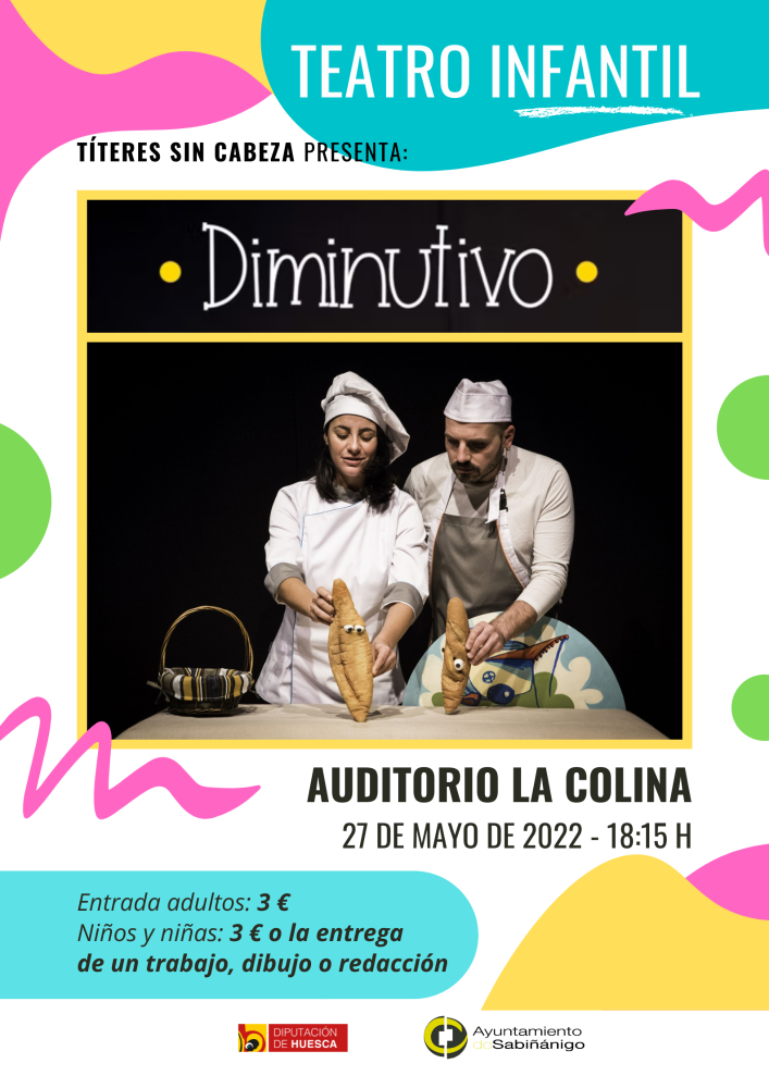 Imagen Teatro infantil `Diminutivo´ por Títeres sin cabeza