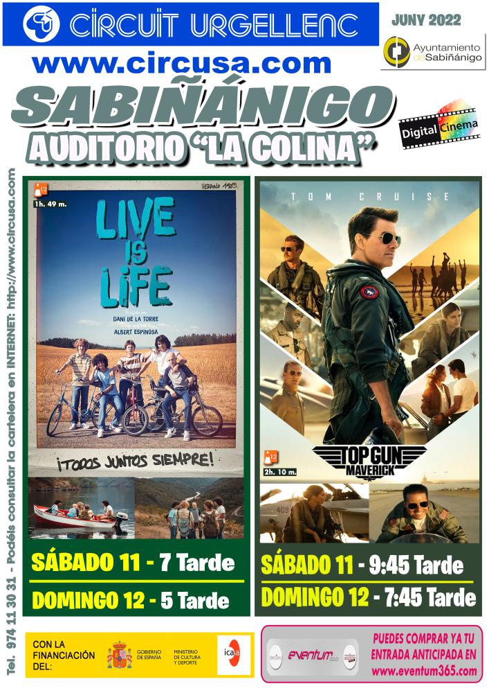 Imagen Cine: Live is Life y Top Gun Maverick